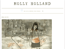 Tablet Screenshot of mollyholland.com